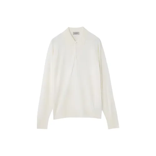 JOHN SMEDLEY Белый Мужские Свитеры