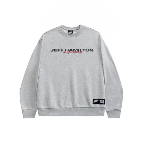 JEFF HAMILTON Светло-серый Унисекс Свитшоты