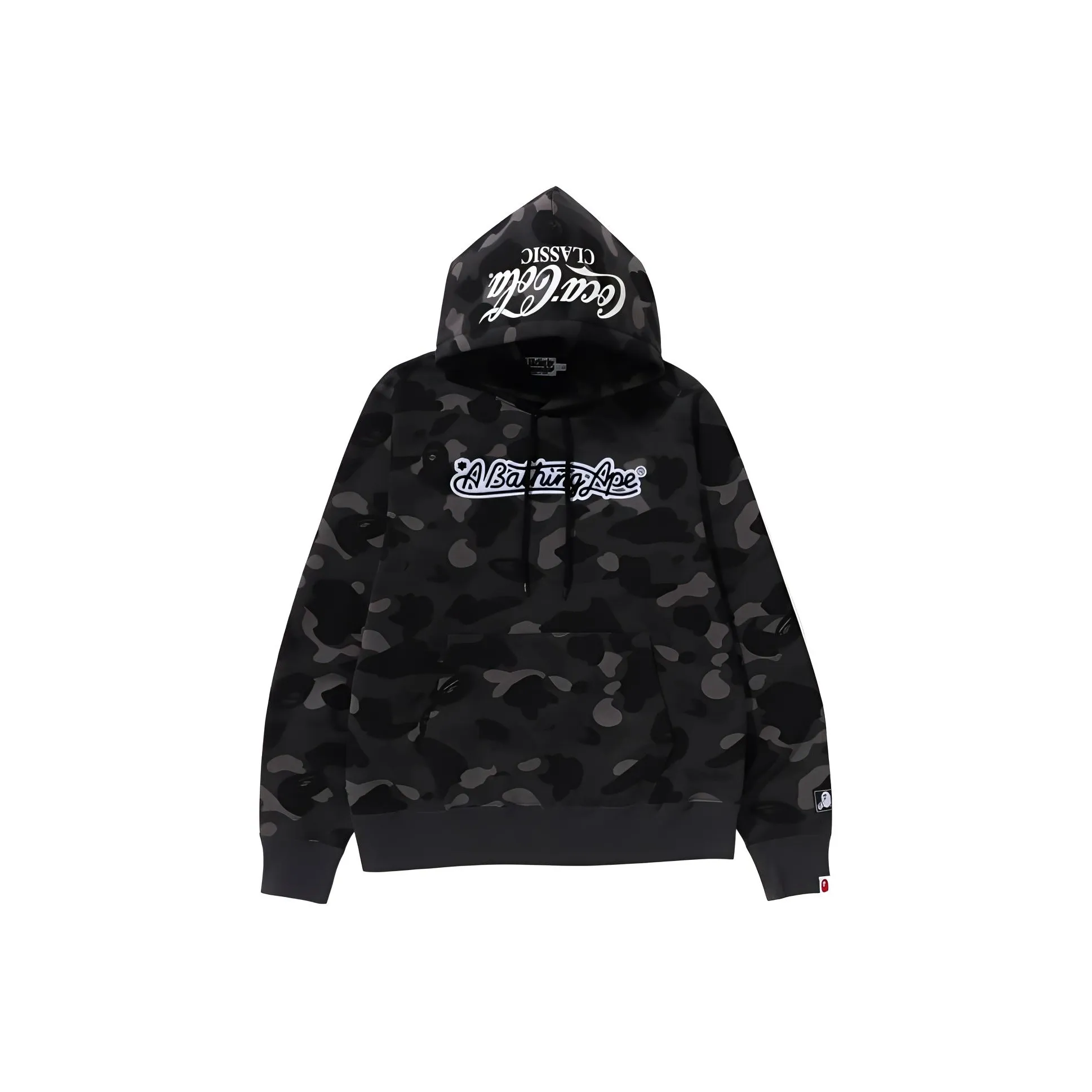 Bape X Coca Cola Color Camo Ape Head Pullover Hoodie