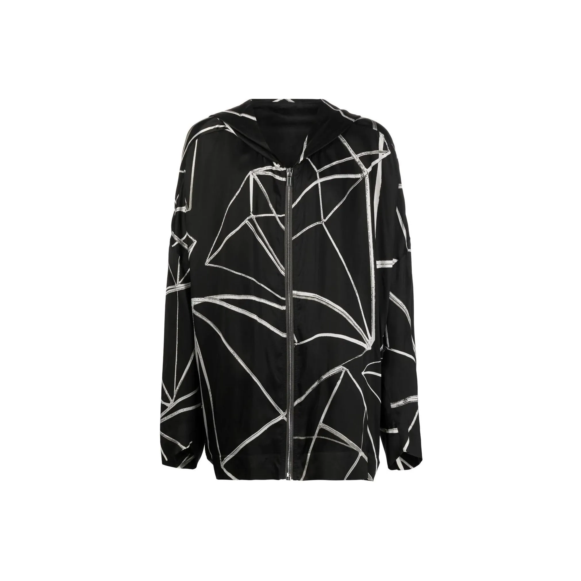 RICK OWENS Peter Hooded Cropped Sweater