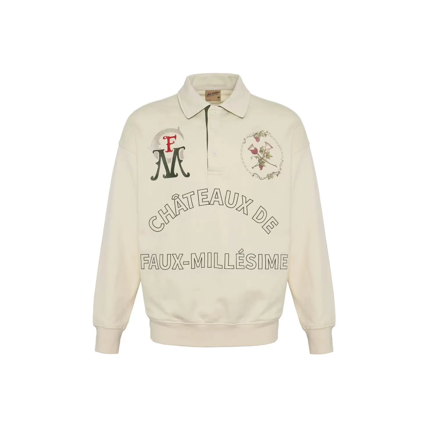 FAKE VINTAGE Поло Мужское Бежевое