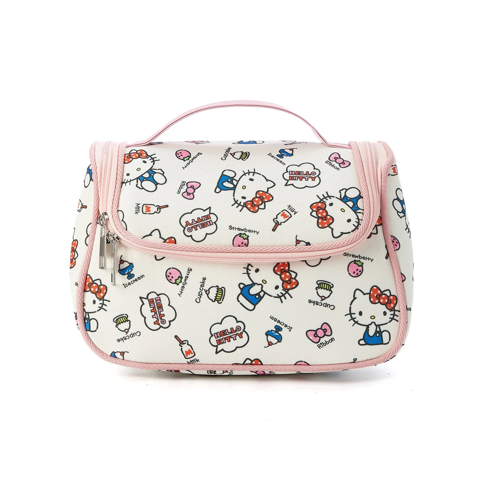 Sanrio Hello Kitty Холст Косметичка Женская Синяя