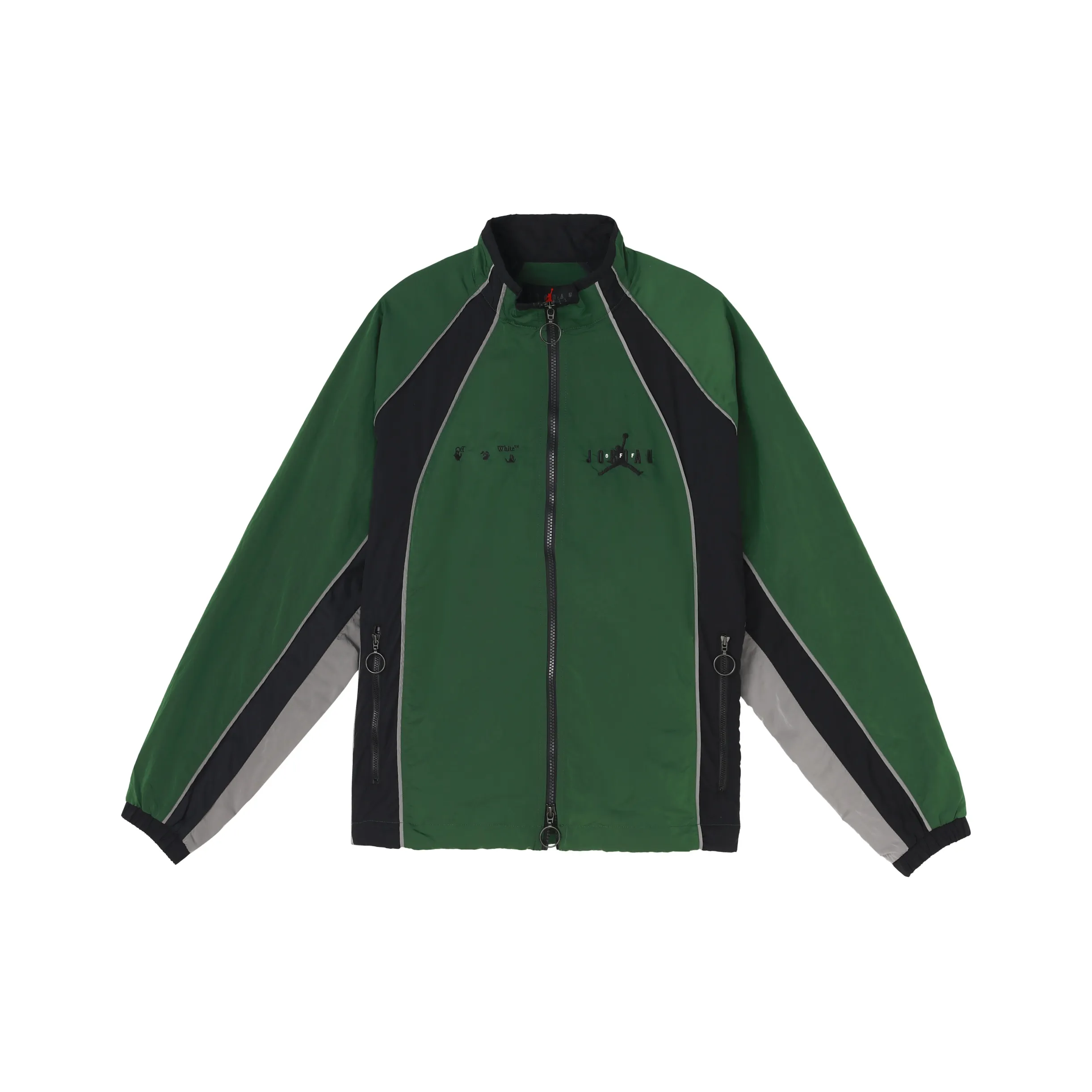 jordan turquoise X Off White Track Jacket