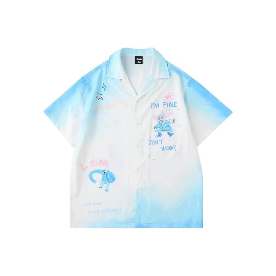 LAMLICKA Белая Унисекс Рубашка