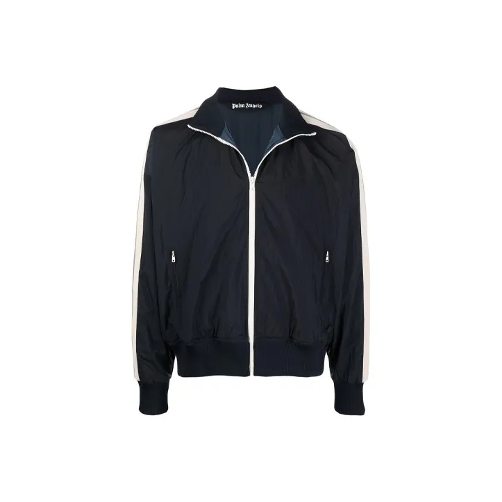 PALM ANGELS Темно-синие мужские куртки