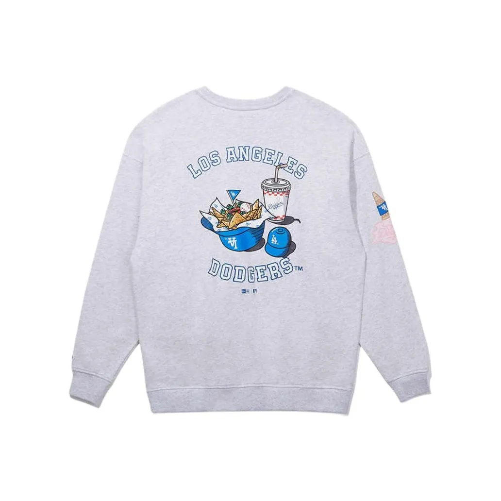 NEW ERA Los Angeles Dodgers Серый Мужской Свитшот