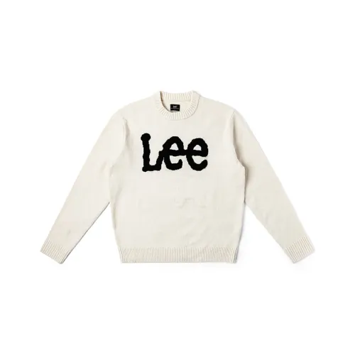 Lee Сливочный Мужские Свитеры