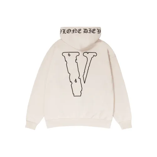 VLONE Big Logo Series Бежево-черный Унисекс Свитшоты