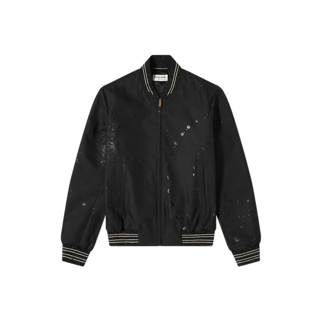 レザージャケット・コート Saint Laurent Padded Biker Jacket In Nappa Saint Laurent - Leather Biker Jacket | HBX - Globally