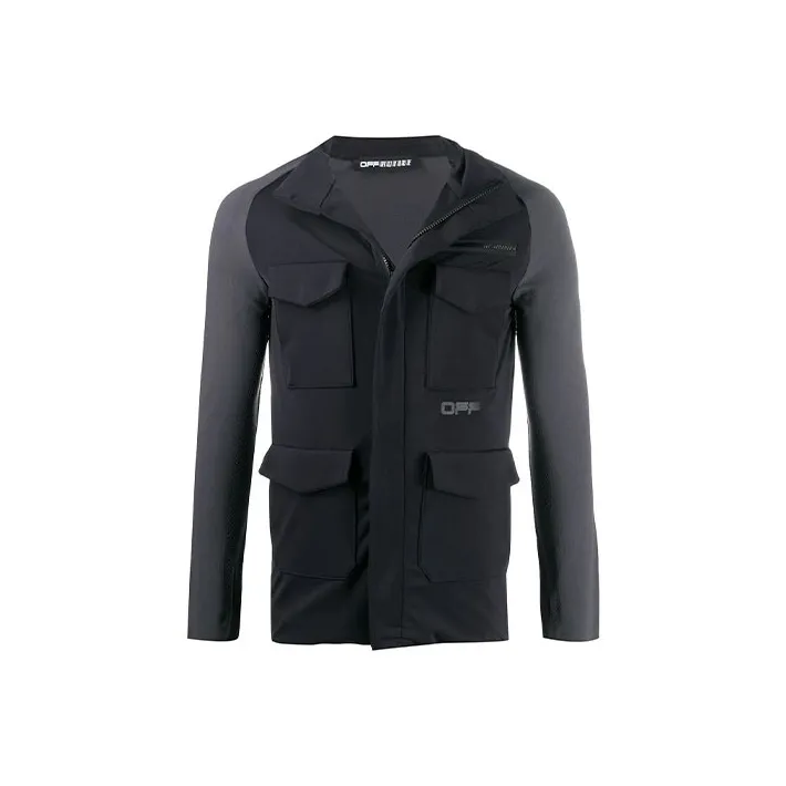 OFF WHITE Active Windblock Seamless Slim Fit Jacket
