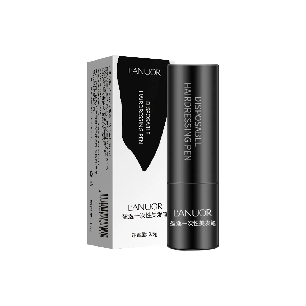 LANUOR Yingyi Одноразовый карандаш для укладки волос QUICK Цвет Применение с длительным эффектом Модный тренд 3,5г