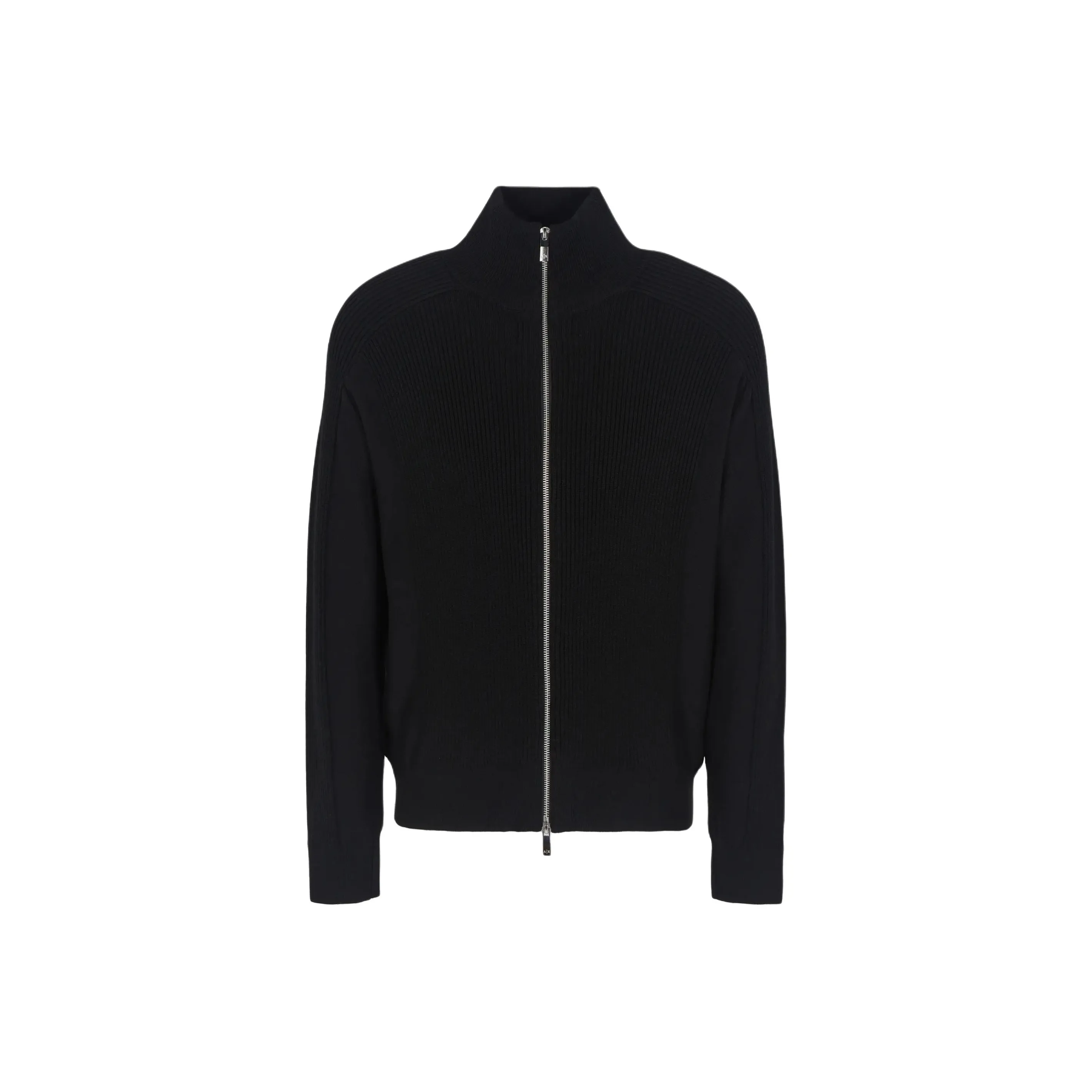 ARMANI EXCHANGE Ribbed knit Zipped Cardigan