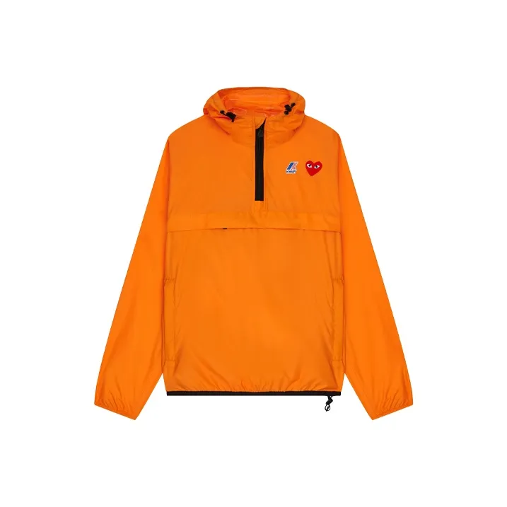 Comme Des Garçons Play X K Way Half Zip Jacket