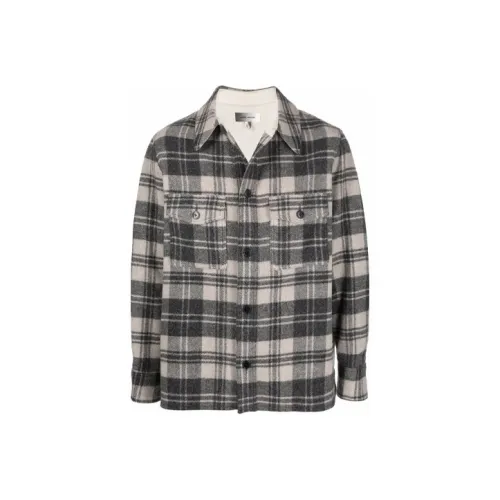 ISABEL MARANT Серый Мужские Куртки