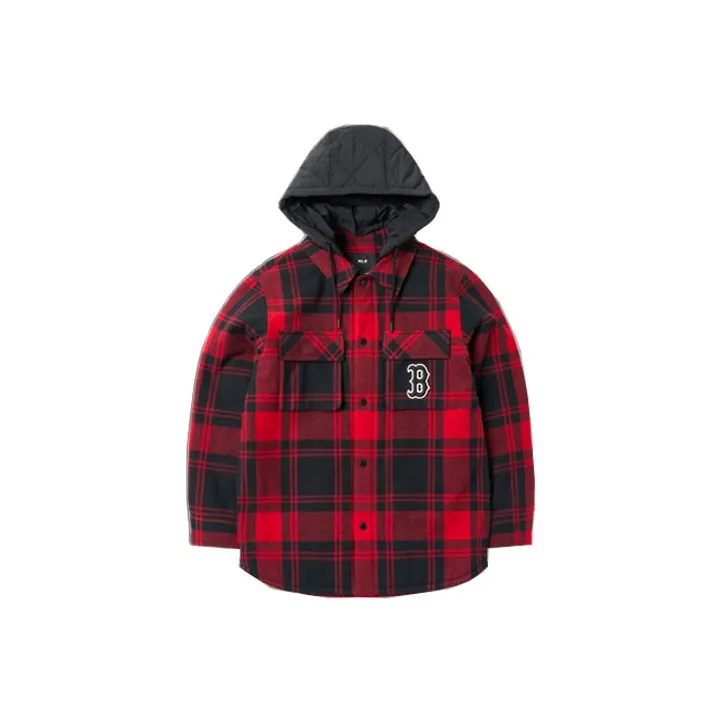 MLB Base Logo Jackets Unisex Red