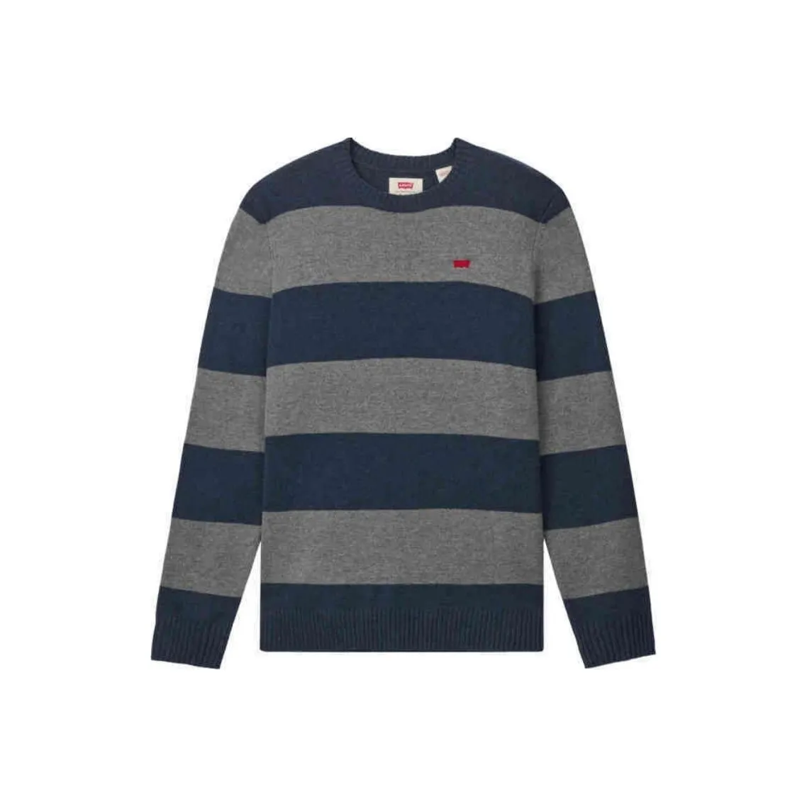 Levi's Свитер Мужской Синий Серый Полосы