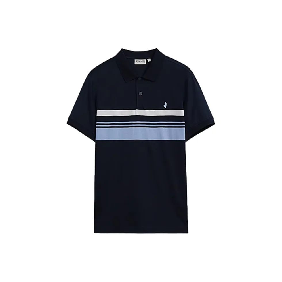 MCS Темно-синяя мужская поло рубашка