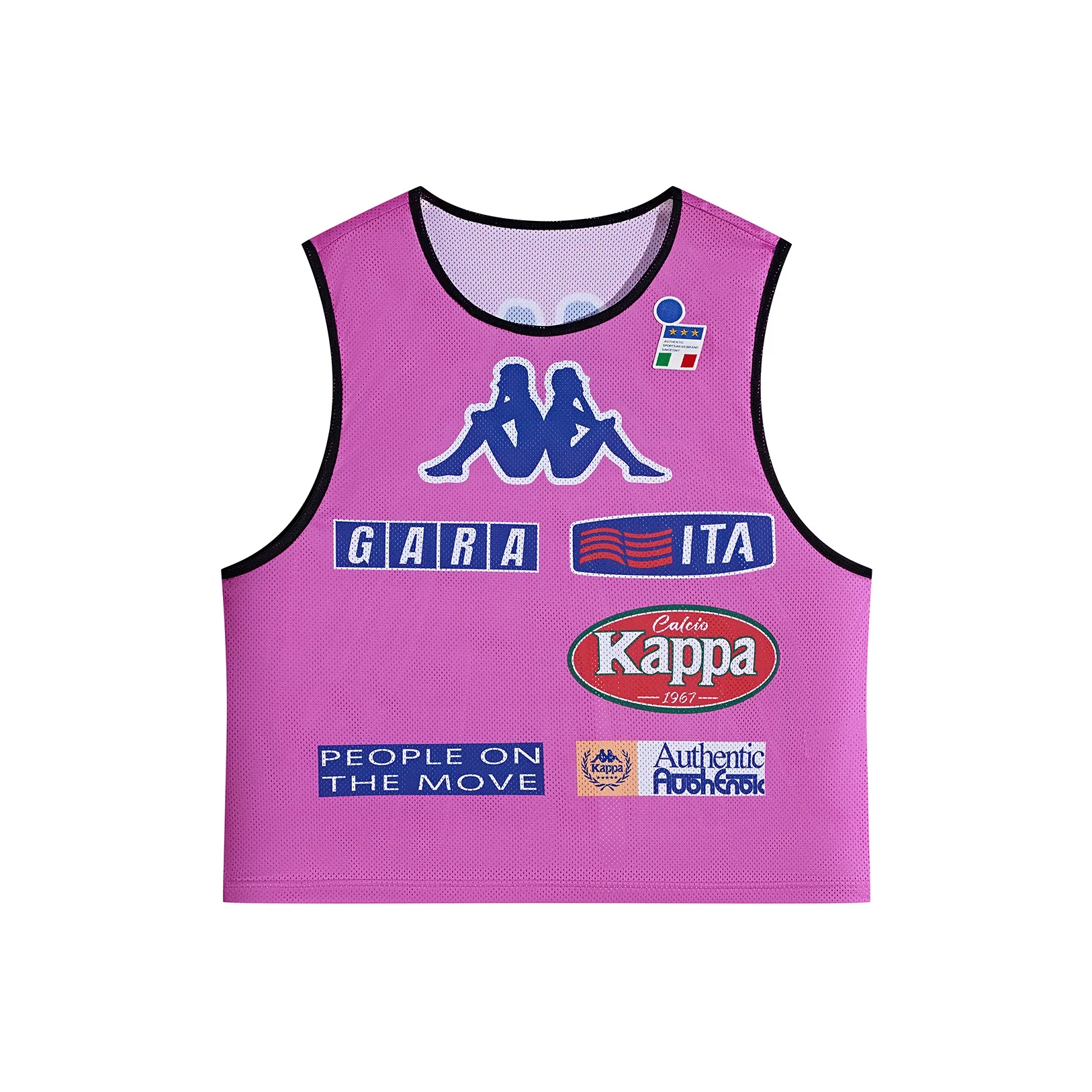 KAPPA 1916 Series Неоновый Красный 1021 Мужские Майки