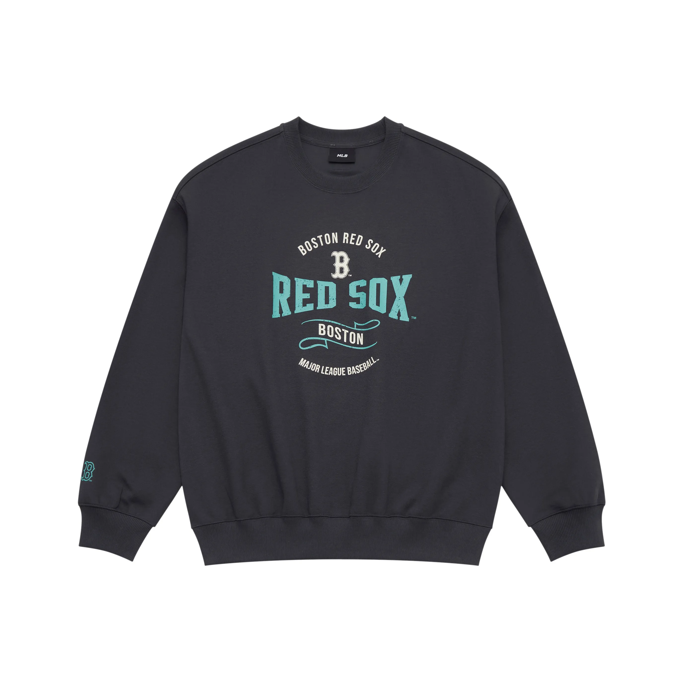 MLB MLB Preppy Style Collection Boston Red Sox SS25 Sweatshirt Unisex Charcoal Gray