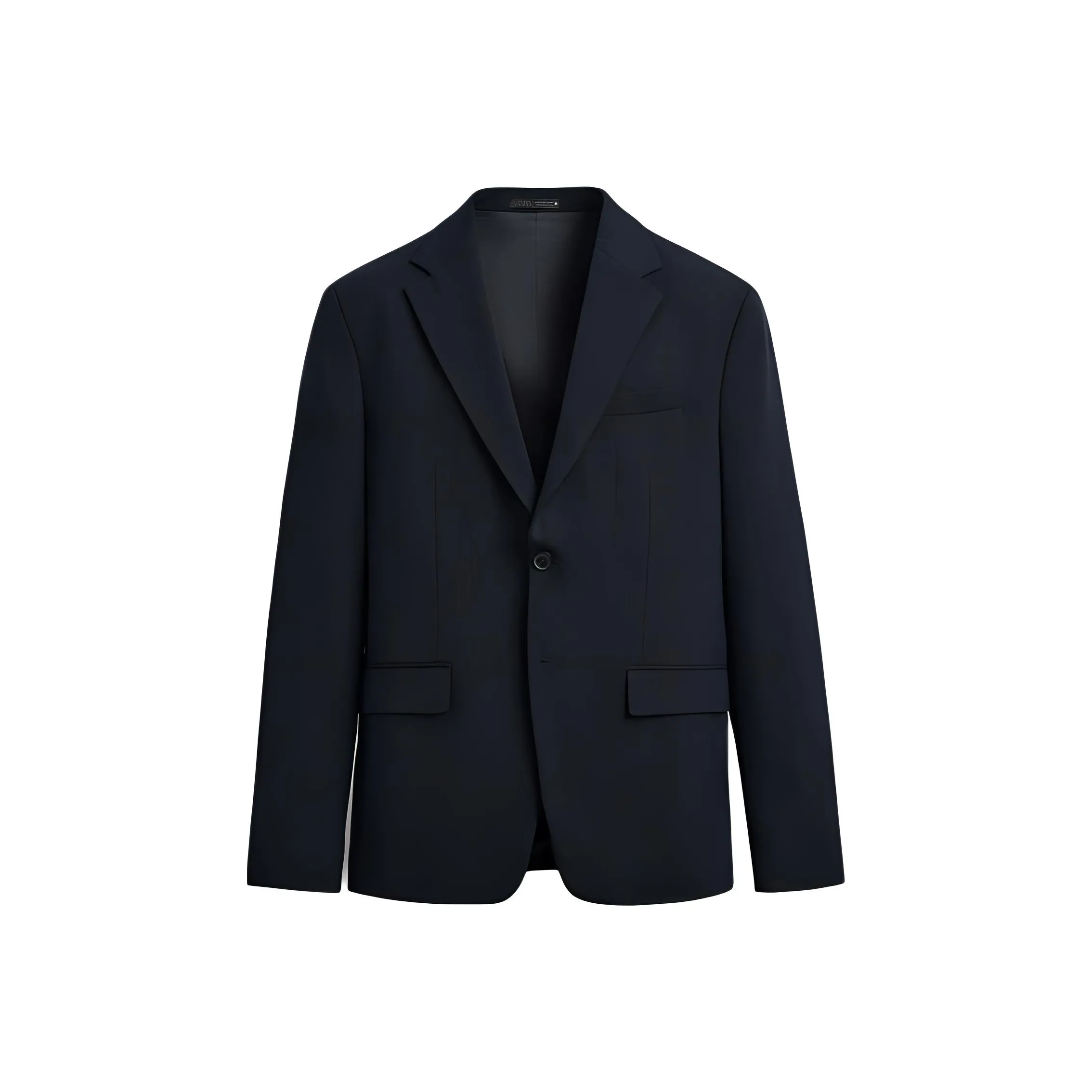 ZARA Бизнес-костюм мужской морской синий