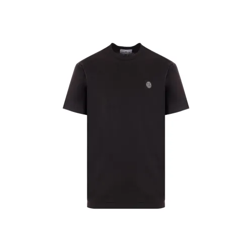 STONE ISLAND Черная Мужская Рубашка