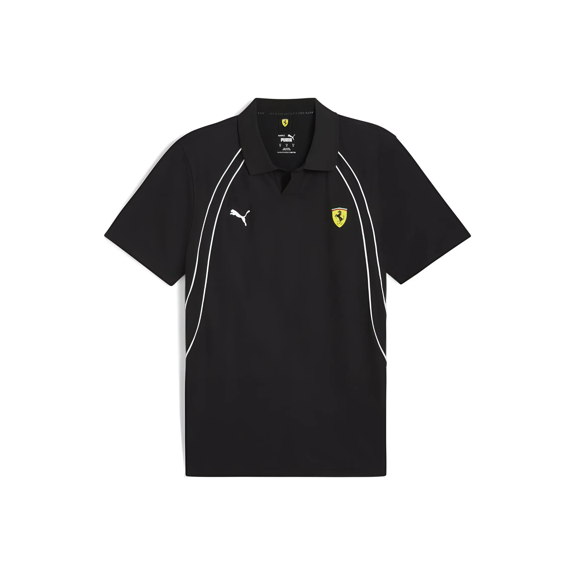 PUMA Ferrari Поло Мужское Черное