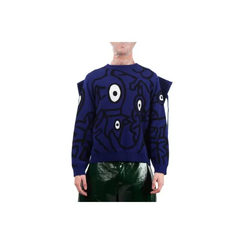 WALTER VAN BEIRENDONCK Синий Мужские Свитеры