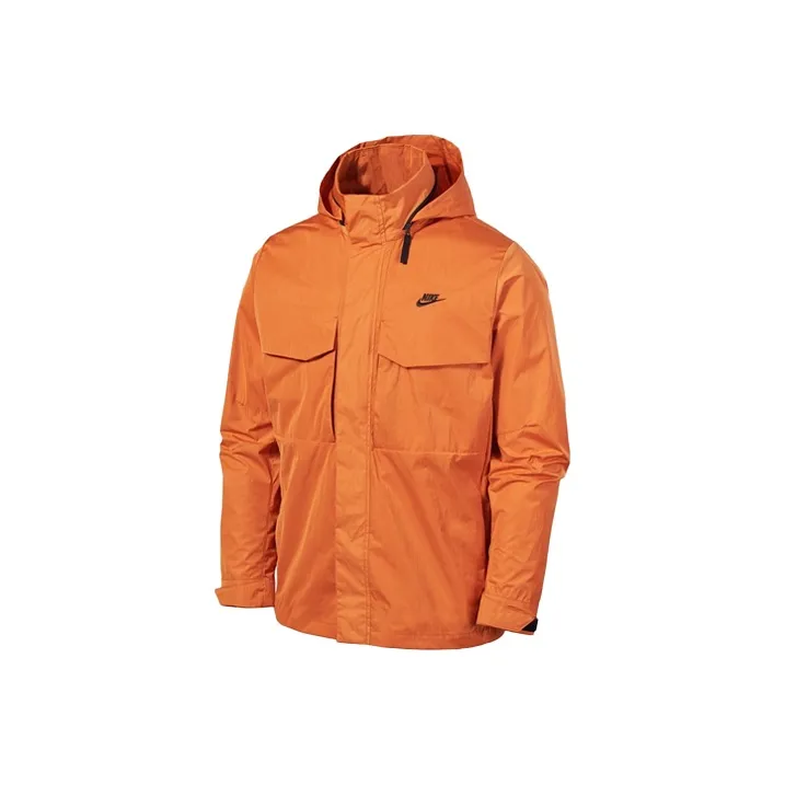 Nike Куртка Мужская Оранжевого цвета Fire