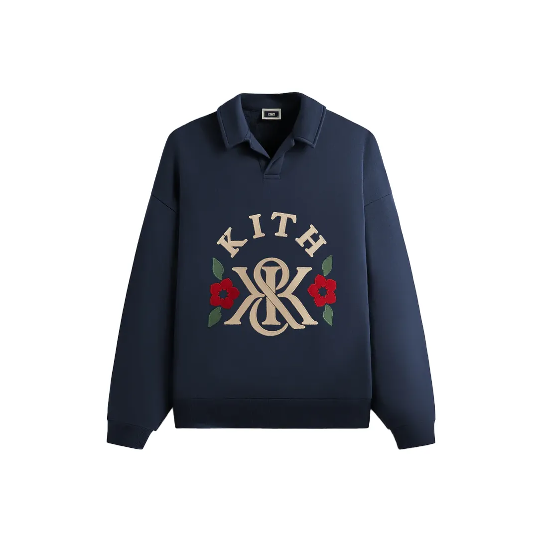 KITH FW24 Поло Мужское Nighttime