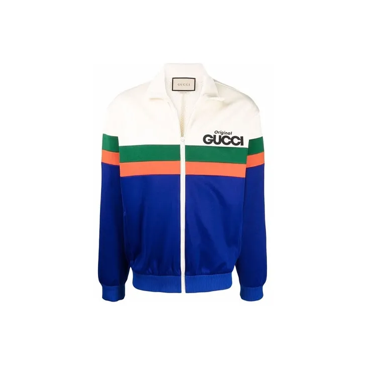 GUCCI Logo Print Track Jacket