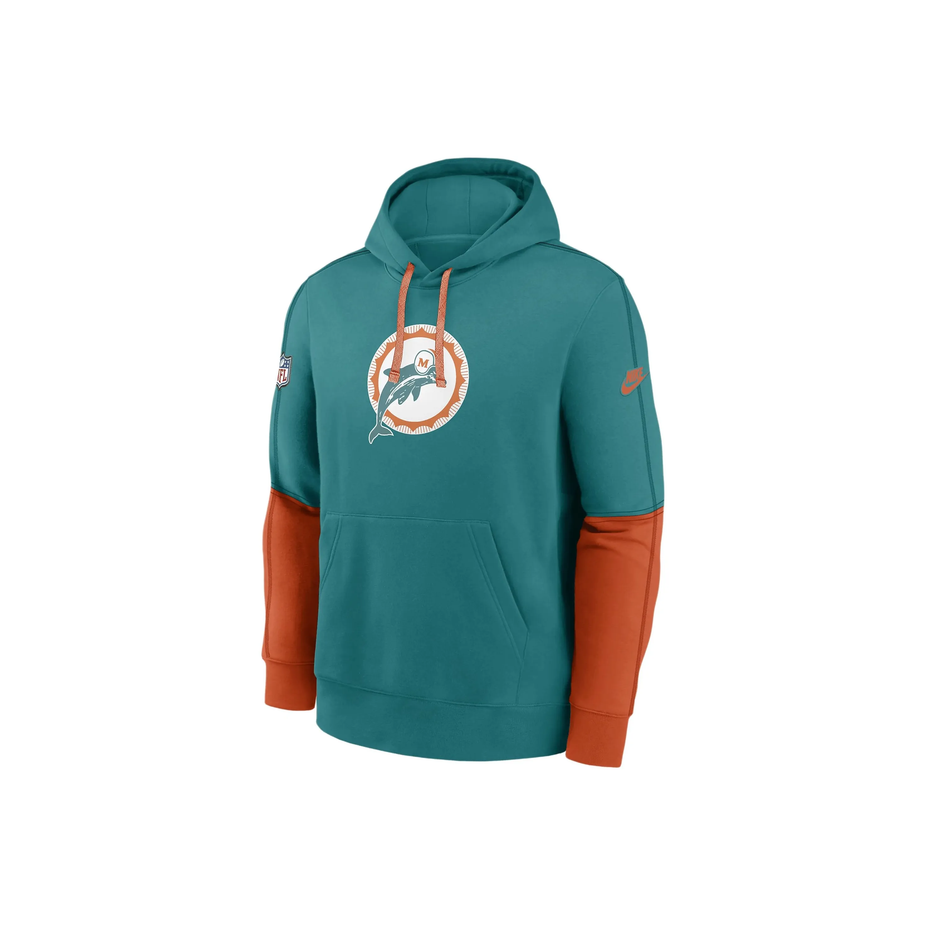 Nike Miami Dolphins Logo Team Issue Club Men's Nike Nfl Pullover Hoodie