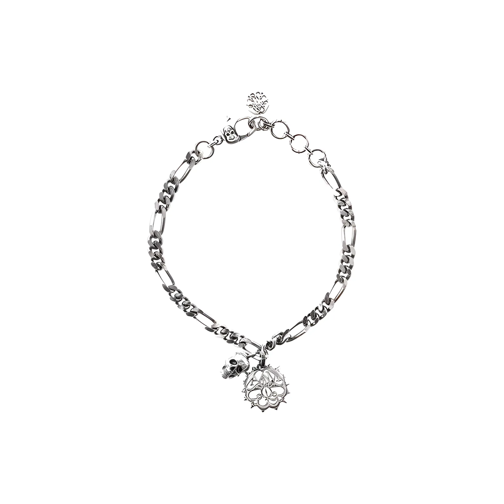 Alexander McQueen Studded Seal And Skull Bracelet