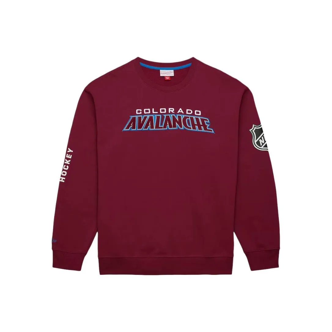 Mitchell & Ness Colorado Avalanche There & Back Sweatshirt Men's Burgundy Red