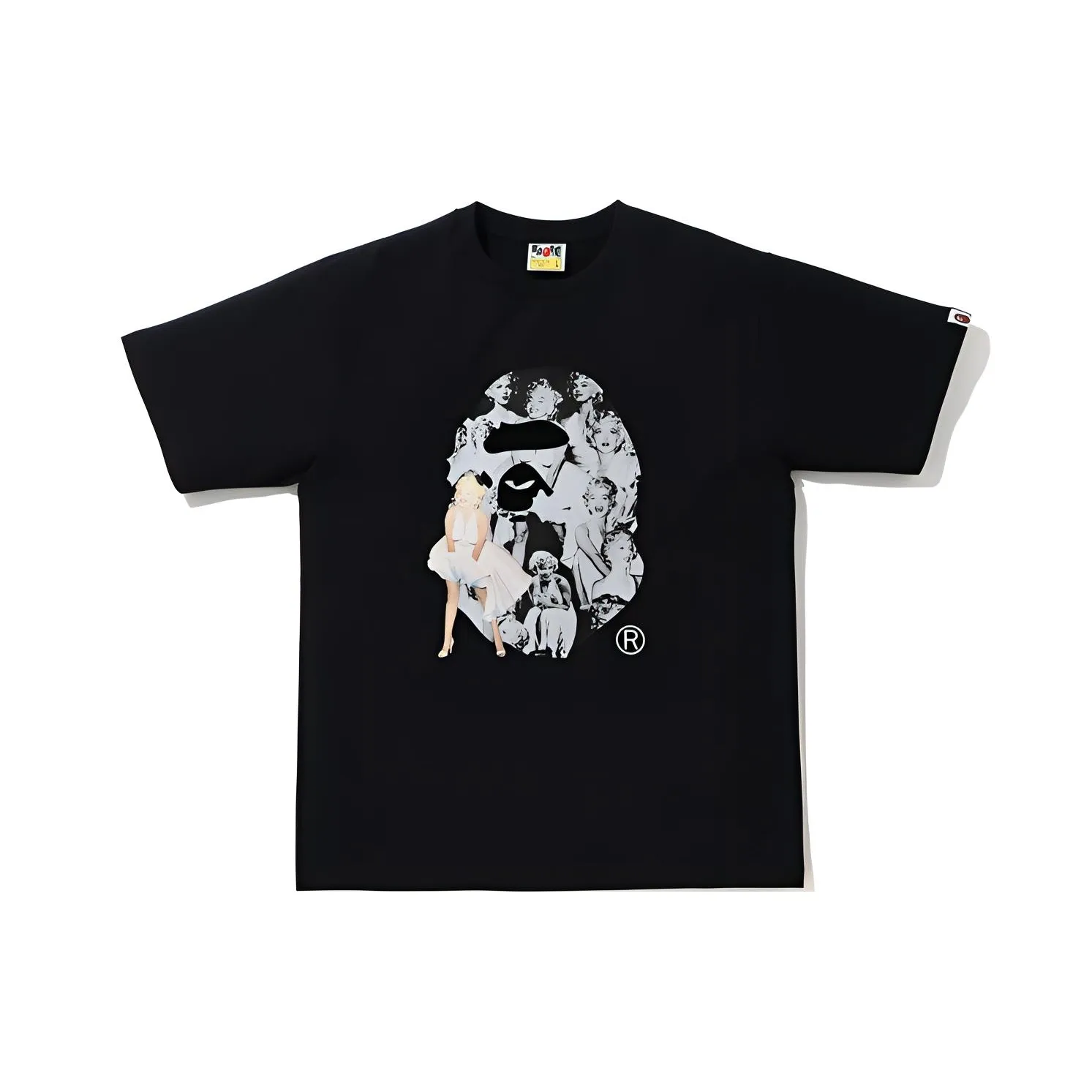 Bape A BATHING APE X Marilyn Monroe Big Ape Head Tee