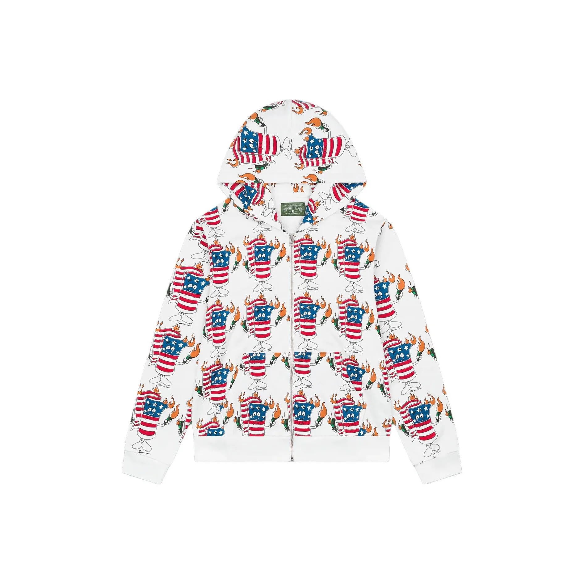 Denim Tears Firecracker Zip Hoodie