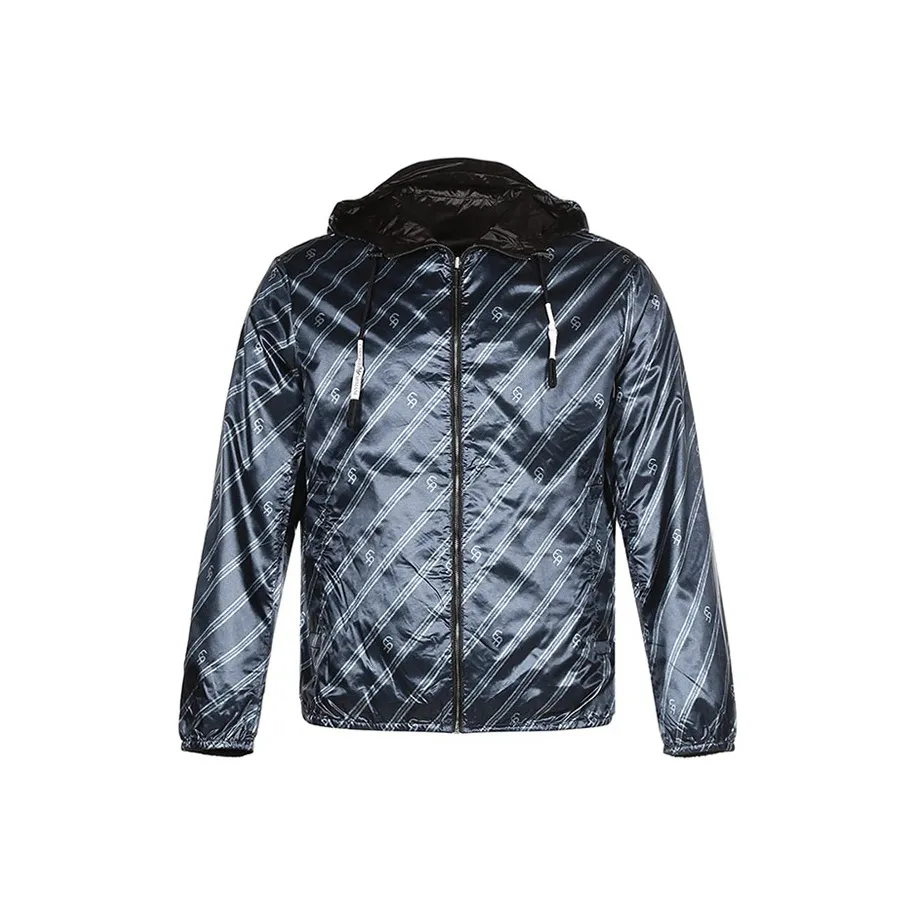 EMPORIO ARMANI Темно-синие мужские куртки