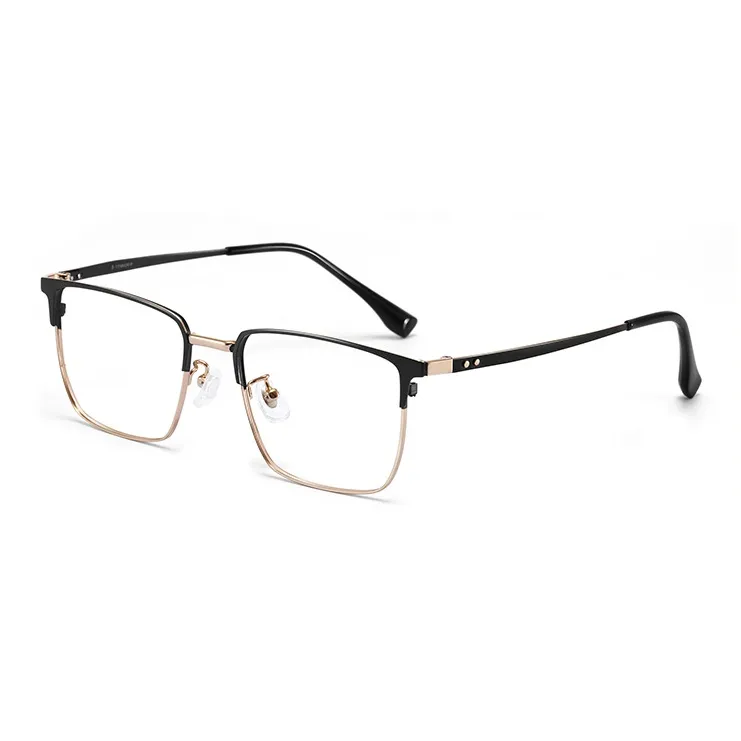 LASHION Alloy Titanium Square Eyeglass Frames Men's