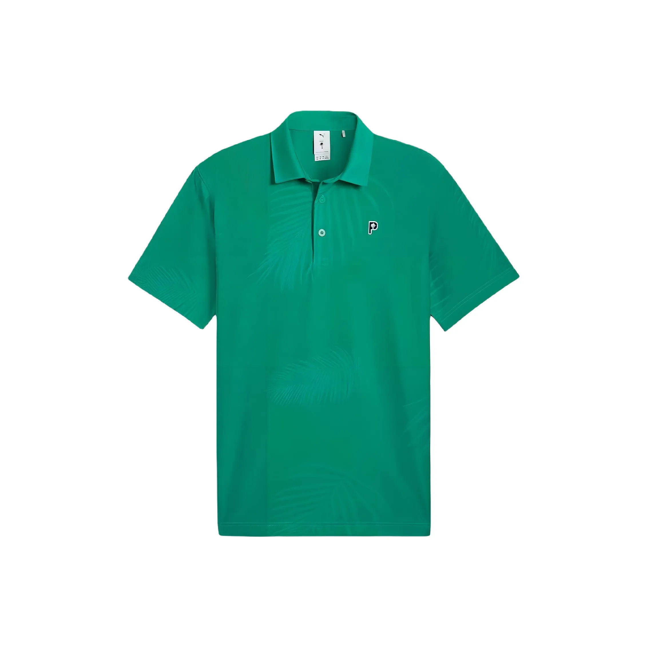 PUMA PALM TREE CREW Men's Golf Polo Shirt Men's Bright Green