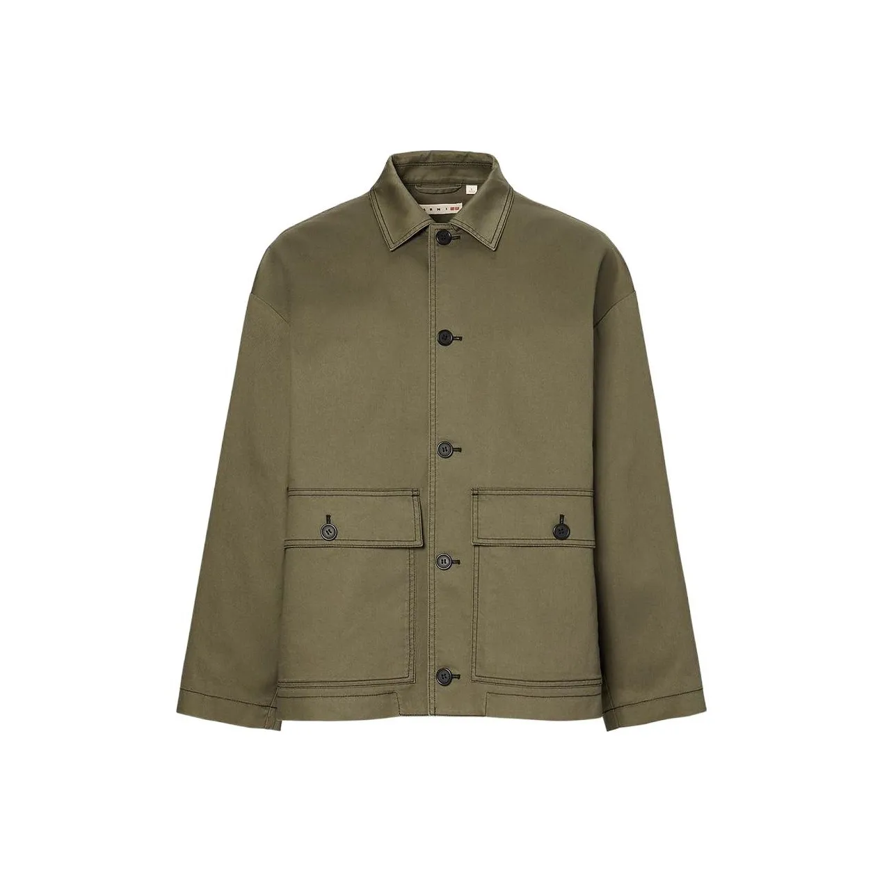 UNIQLO x MARNI Куртки и пальто унисекс темно-оливковый