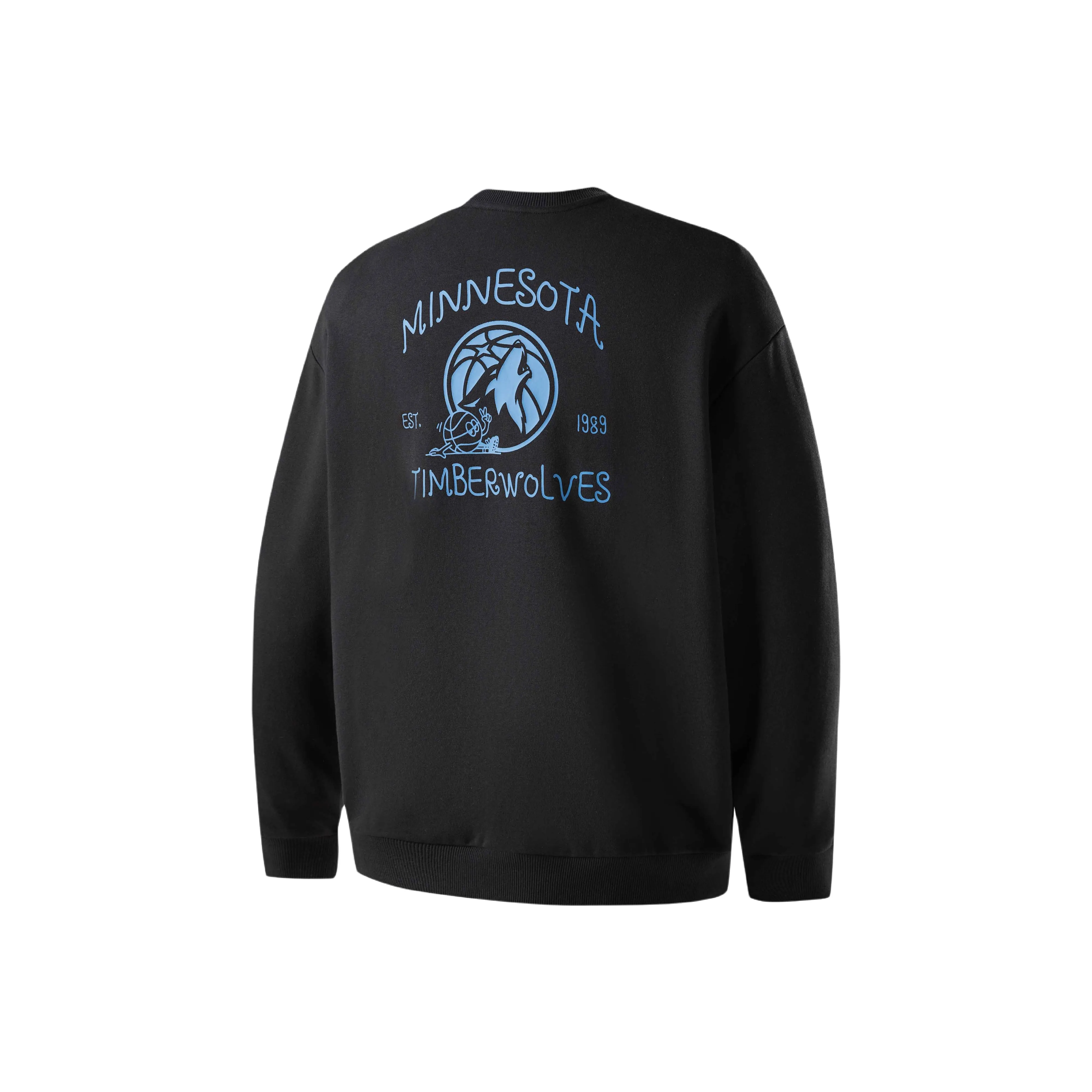 NBA Minnesota Timberwolves Толстовка Унисекс Черный