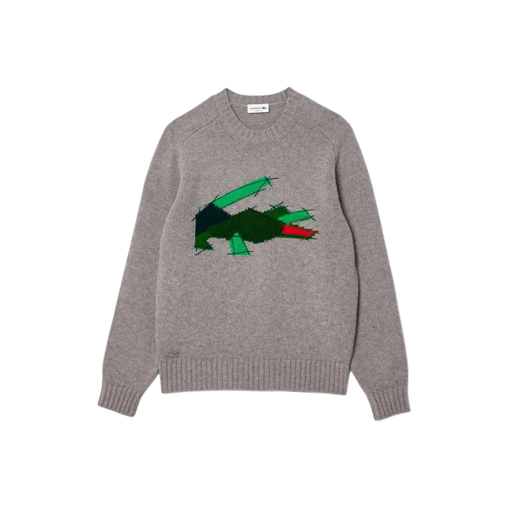 LACOSTE Crocodile motif Wool Jumper