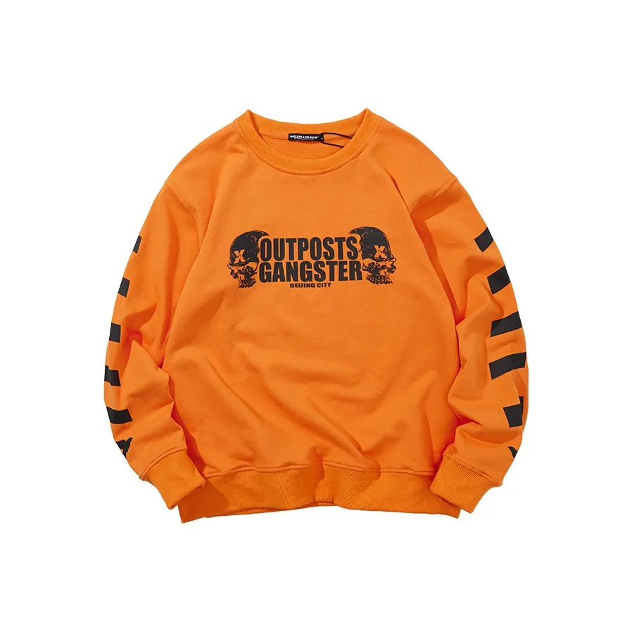 NUCLEAR EXPLOSION x NUCLEAR EXPLOSION OGMC Толстовка Мужская Оранжевая Красная