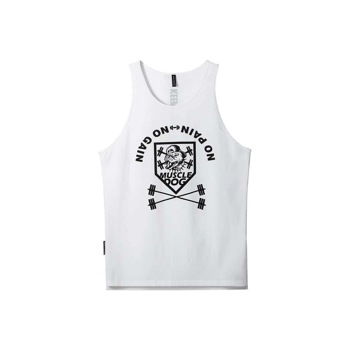 Muscle Dog Экрю Мужские Майки