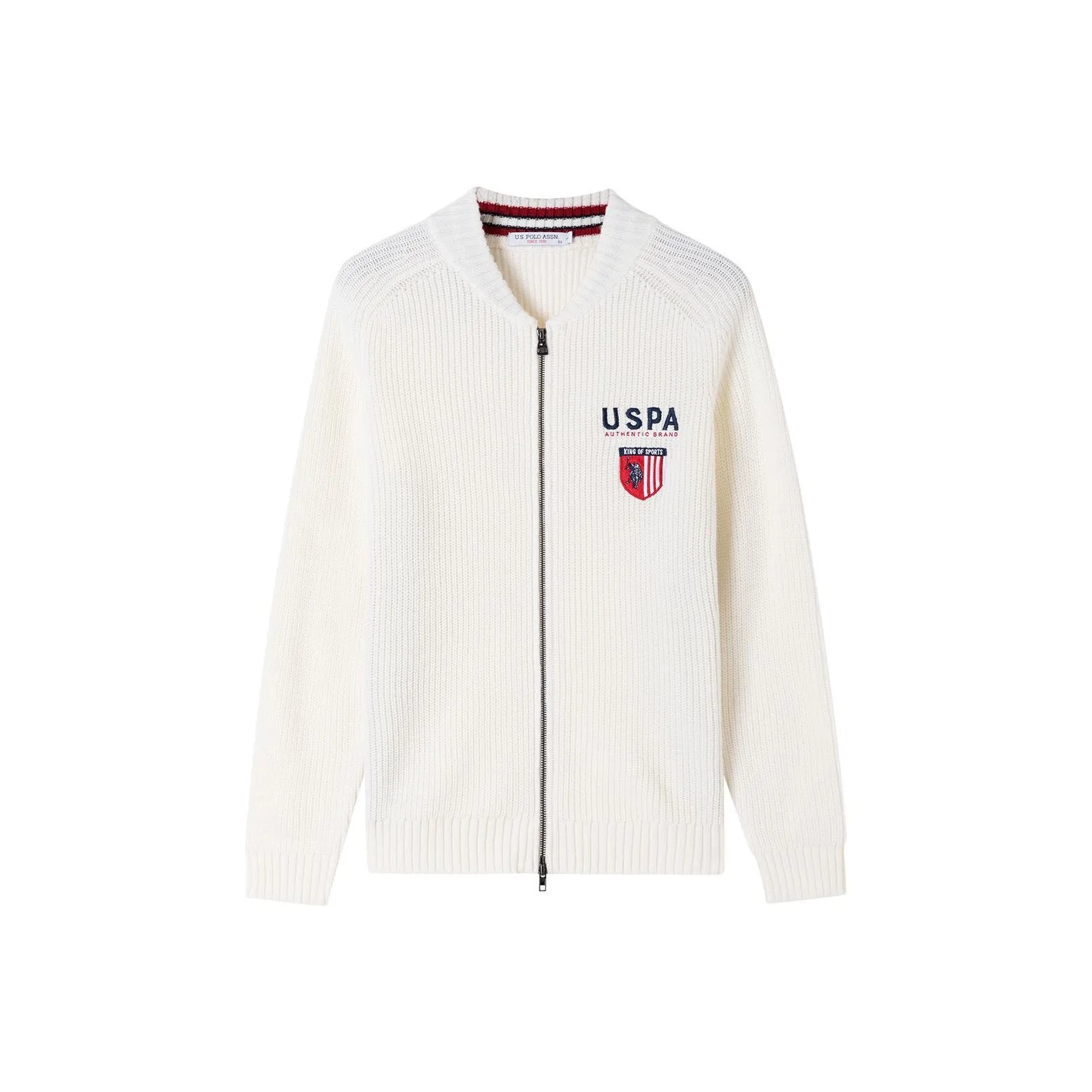U.S. polo long-sleeve ASSN. Sweater Men's Pure White