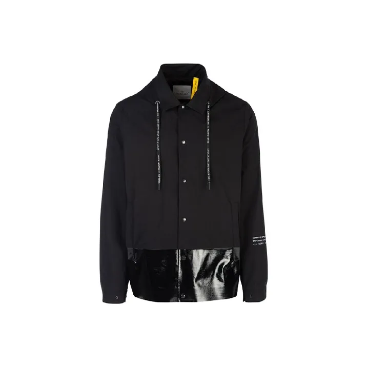 Fragment Design X MONCLER GENIUS MONCLER GENIUS X Fujiwara Hiroshi FRGMT Jackets Men's Black