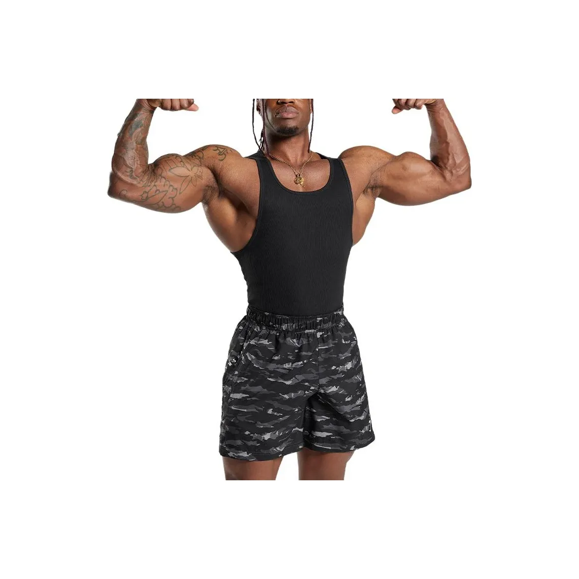 GYMSHARK Мужские черные майки