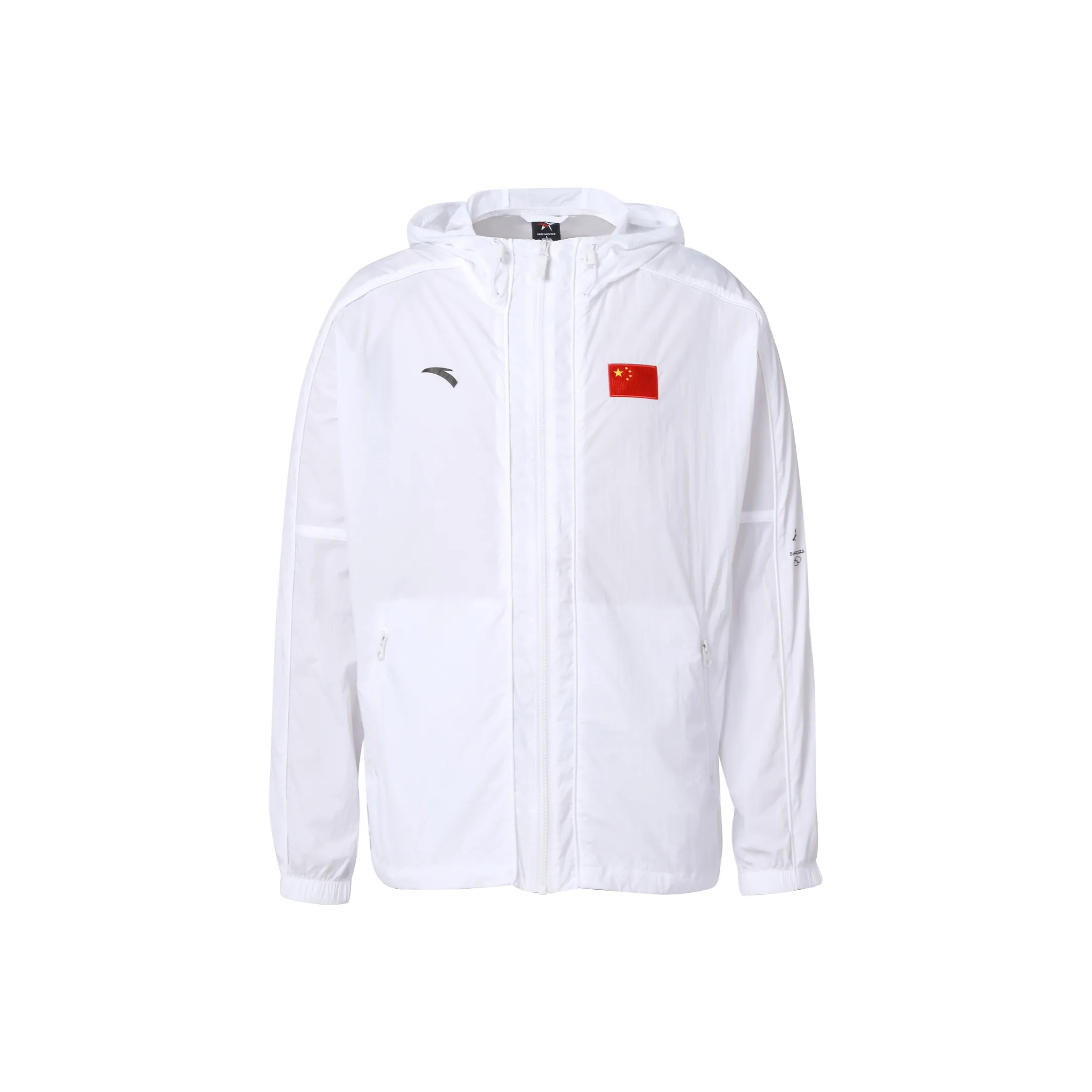 ANTA National Flag Куртка Осенняя Унисекс Белая