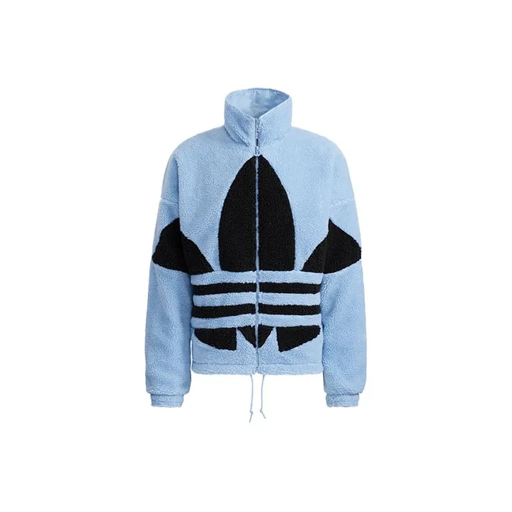 Adidas Originals Sherpa Jackets Unisex Sky Blue