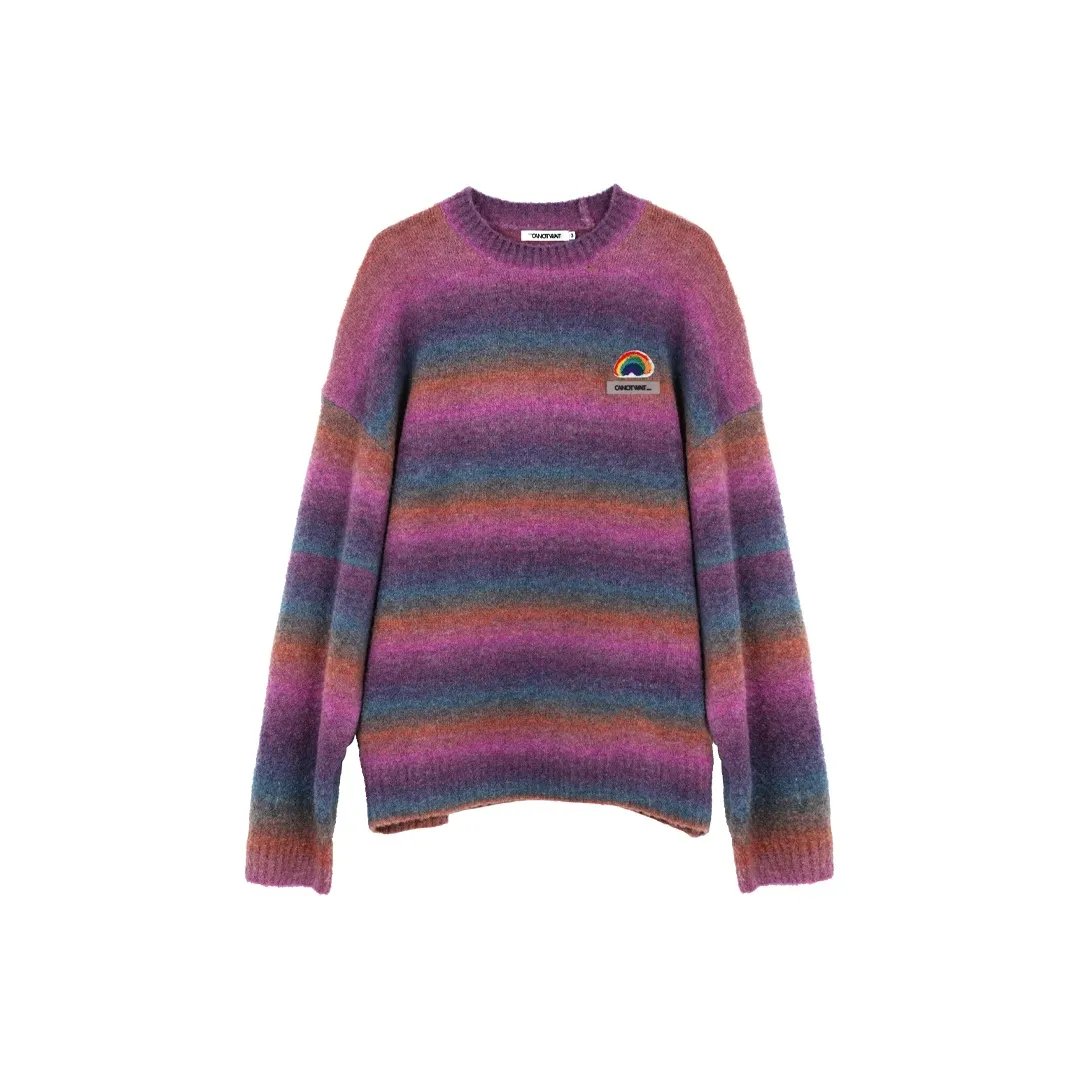 CANOTWAIT_ Rainbow Sweater Unisex