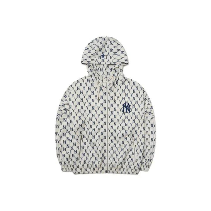 MLB Base Logo Jackets Unisex Cream